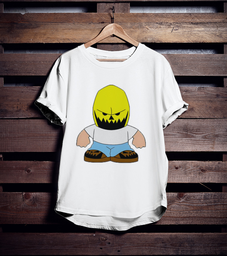 Dude Babbitt Revived Yellow Masked Cartoon Character T-Shirt