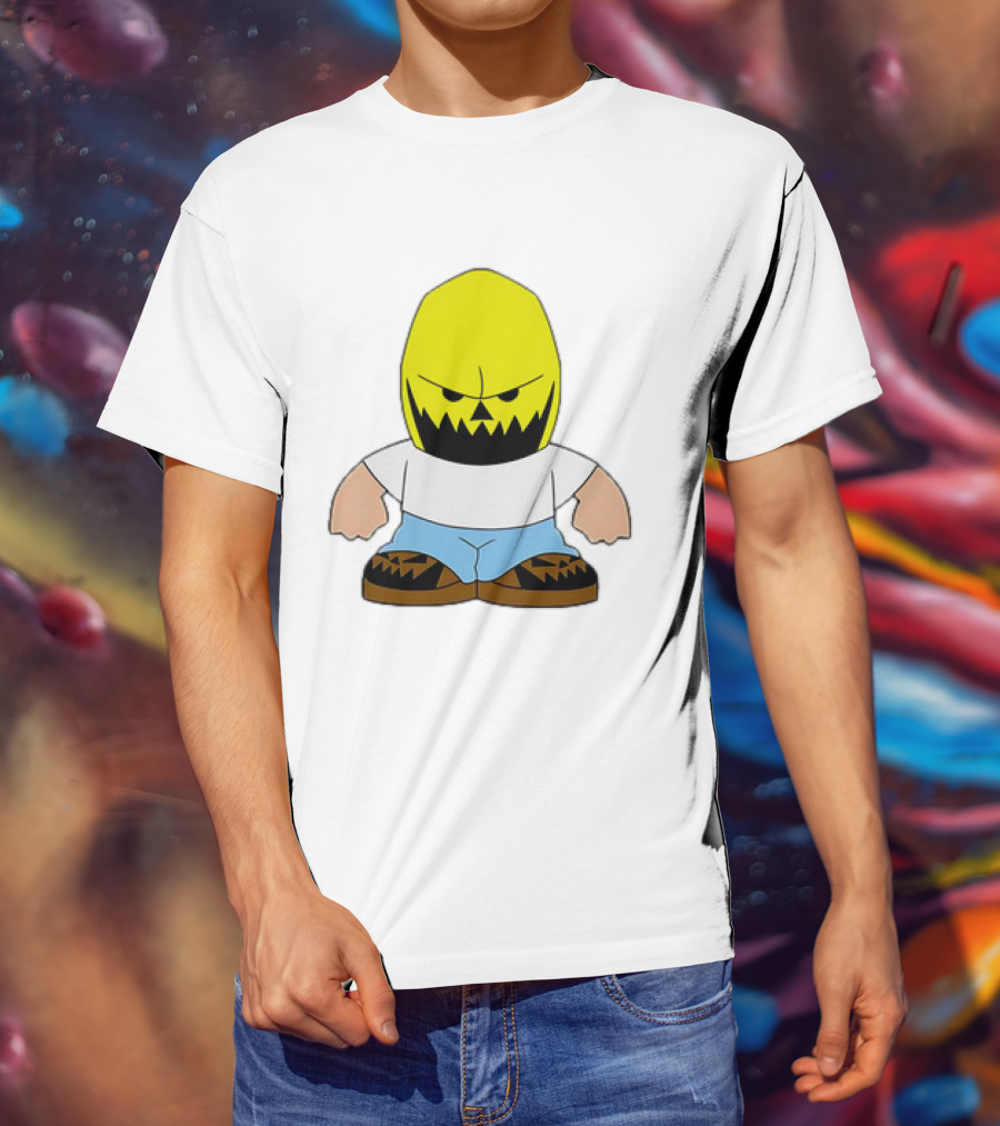 Dude Babbitt Revived Yellow Masked Cartoon Character T-Shirt
