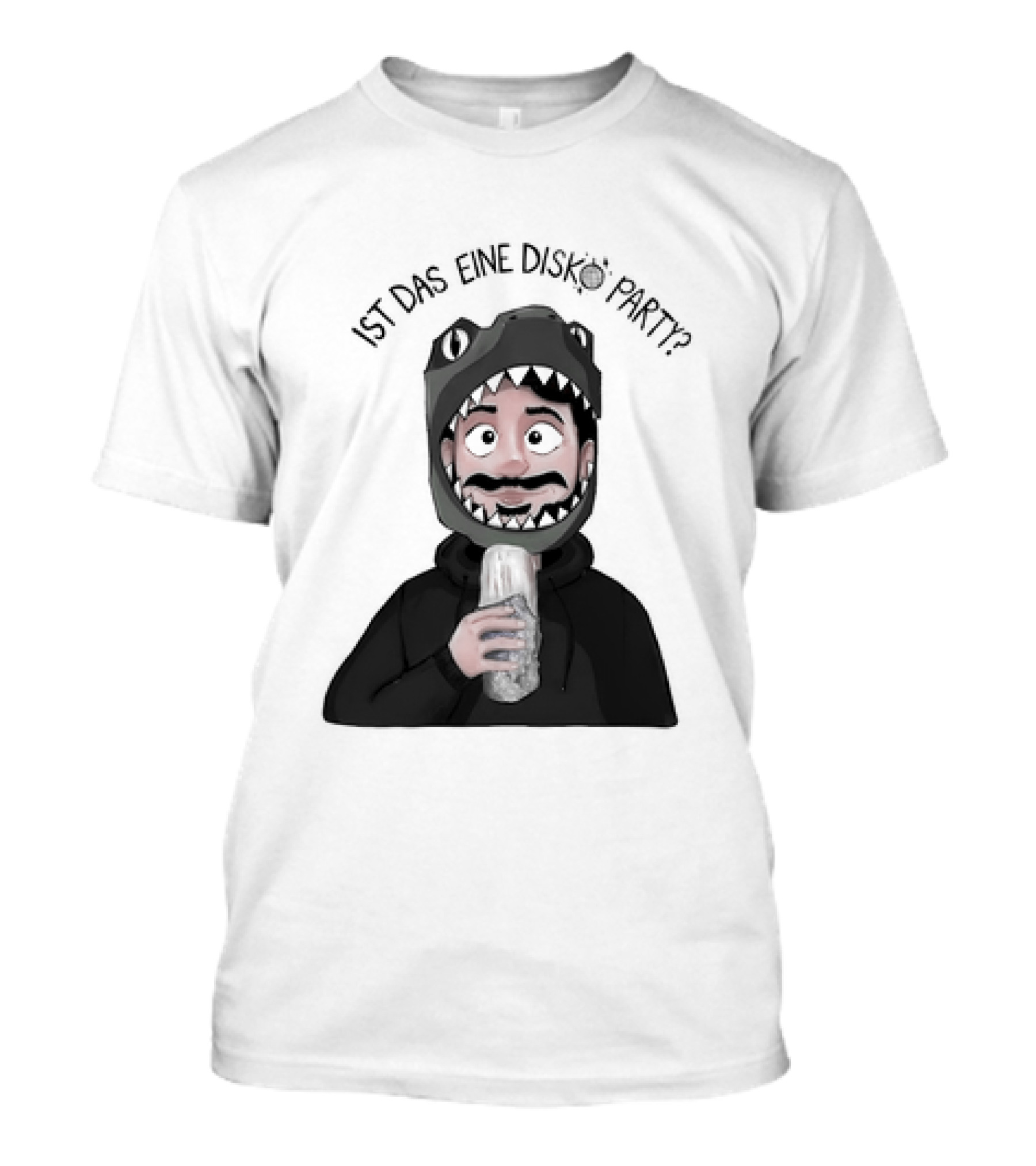 Ist Das Eine Disko Party Dinosaurier Kostüm Mann Essen T-Shirt