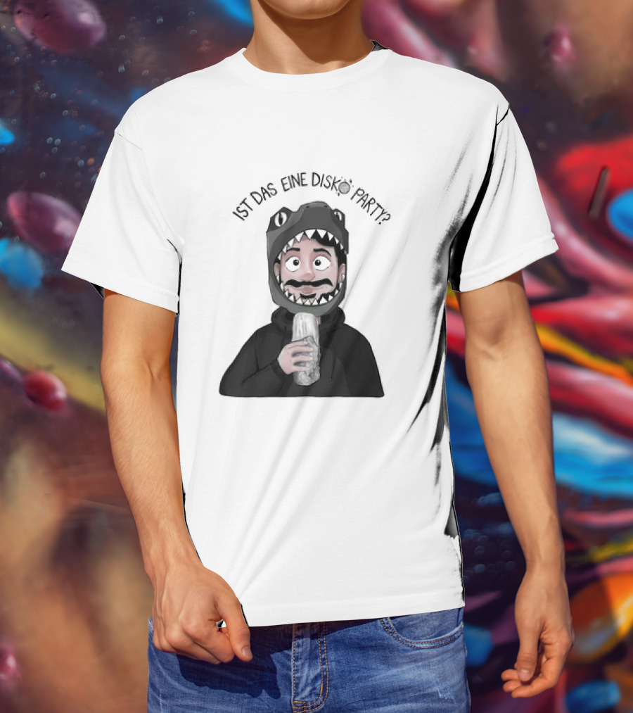 Ist Das Eine Disko Party Dinosaurier Kostüm Mann Essen T-Shirt