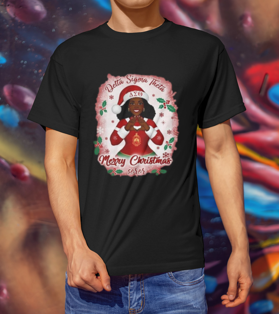Delta Sigma Theta Merry Christmas Soror T-Shirt