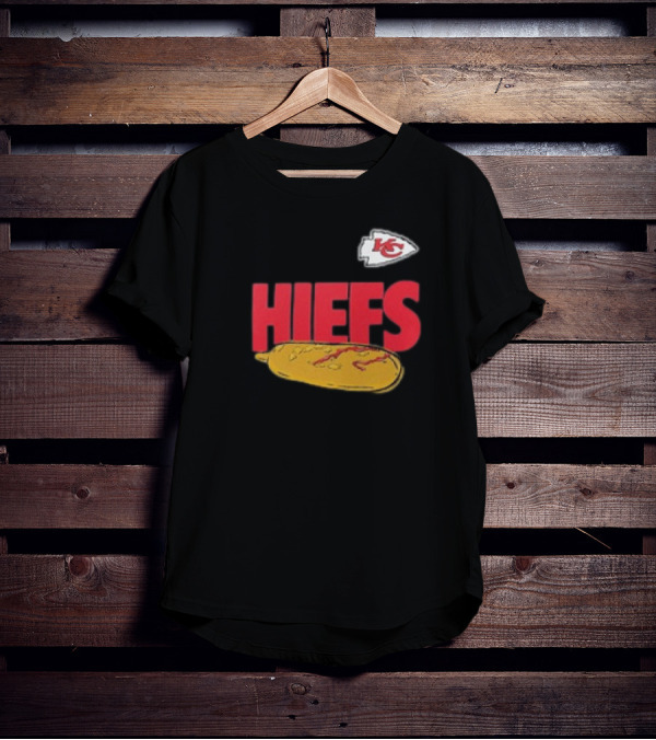 Kansas City Chiefs Hometown Hiefs Hotdog T-Shirt