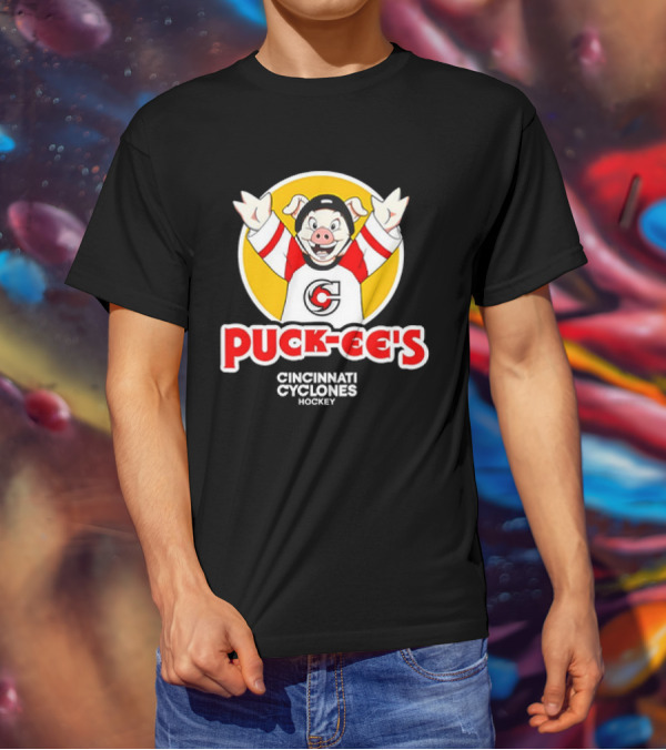 Puck-ee's Cincinnati Cyclones Hockey T-Shirt