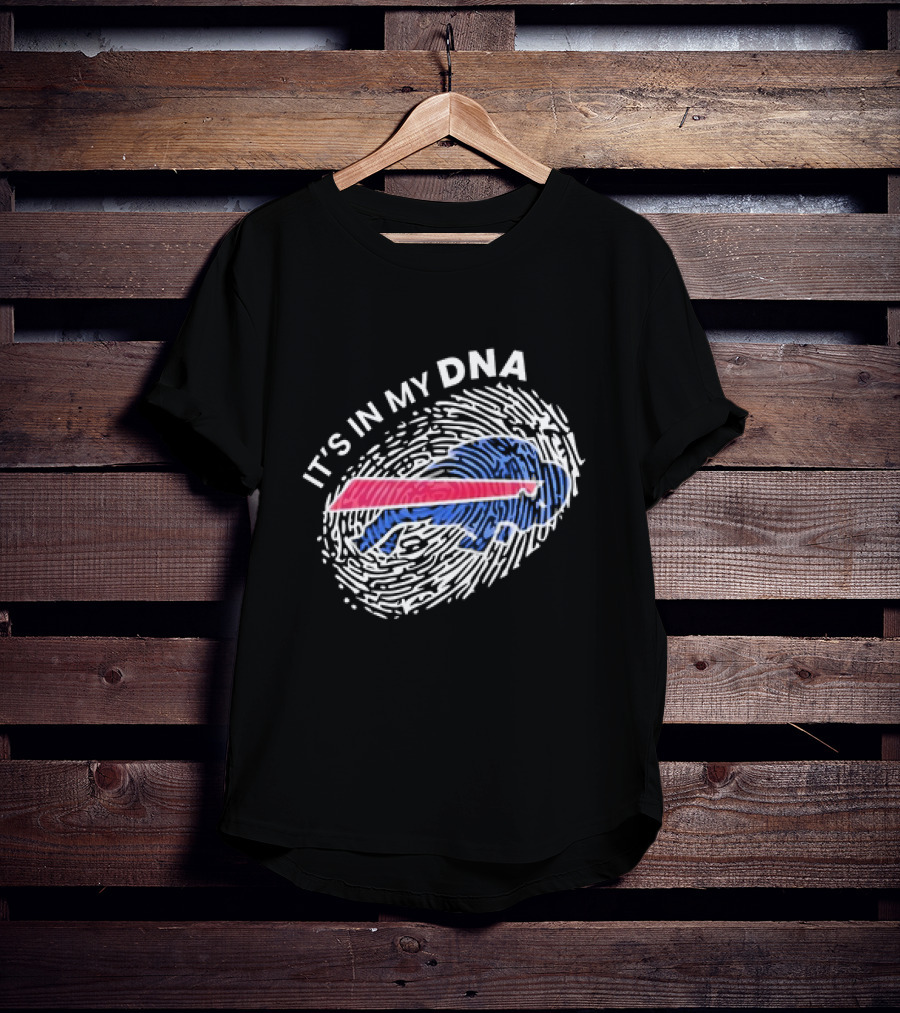 Buffalo Bills It's In My DNA Fingerprint T-Shirt