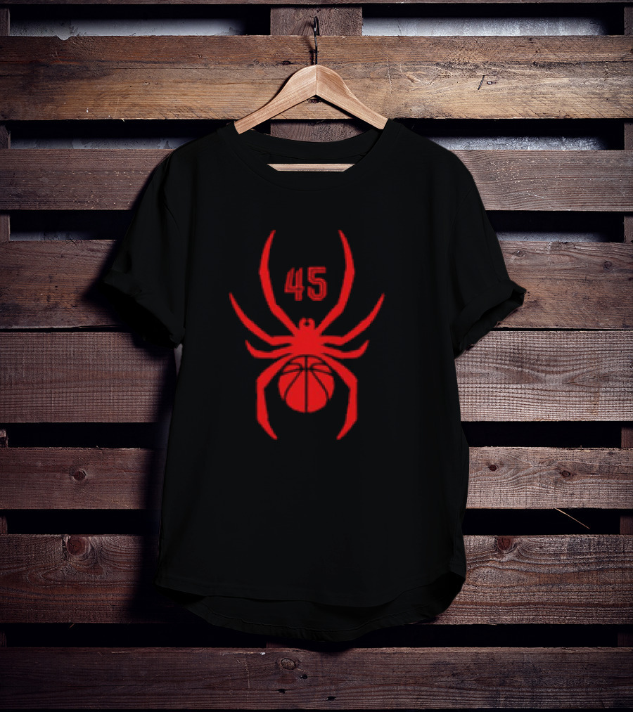 Cleveland Spider 45 Basketball Red Spider T-Shirt