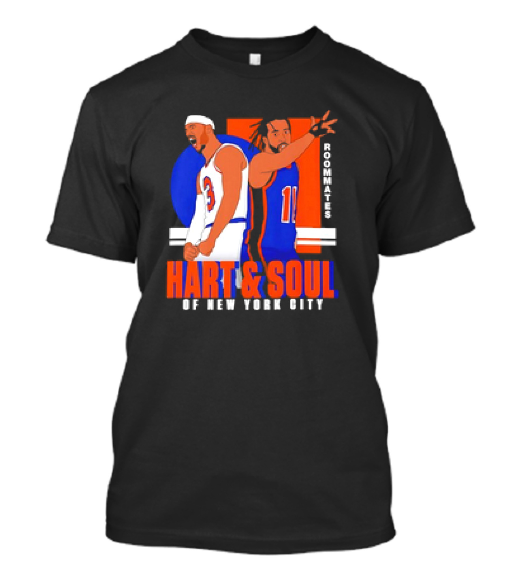 Hart And Soul Dynamic Roommates Of New York City Basketball T-Shirt