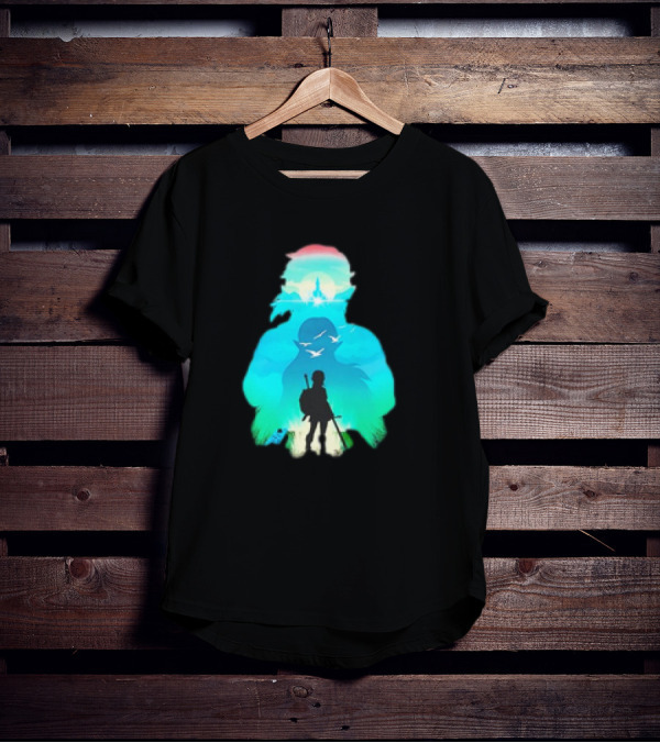 Hero Landscape Anime Adventure T-Shirt