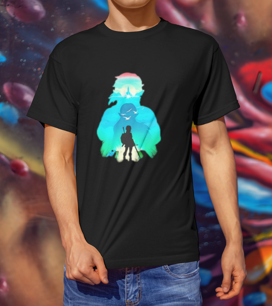 Hero Landscape Anime Adventure T-Shirt