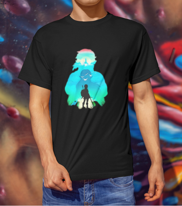 Hero Landscape Anime Adventure T-Shirt