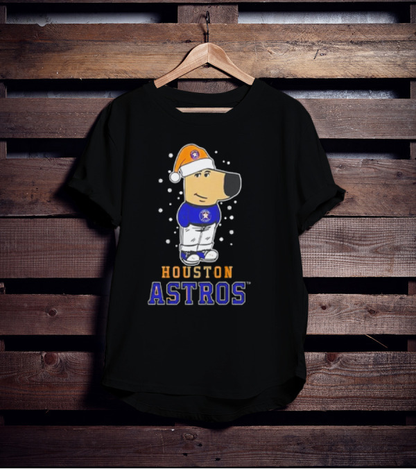 Houston Astros Christmas Chill With Festive Character T-Shirt