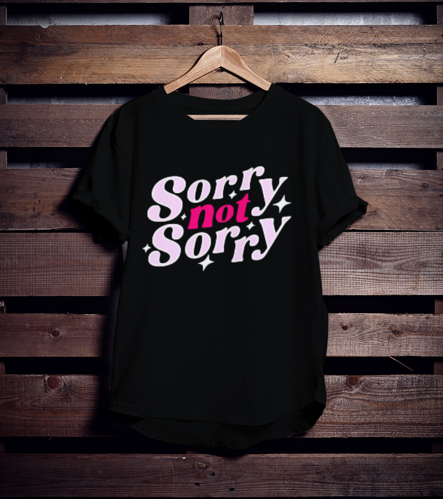 Angel Reese Sorry Not Sorry Script Ladies Boyfriend T-Shirt