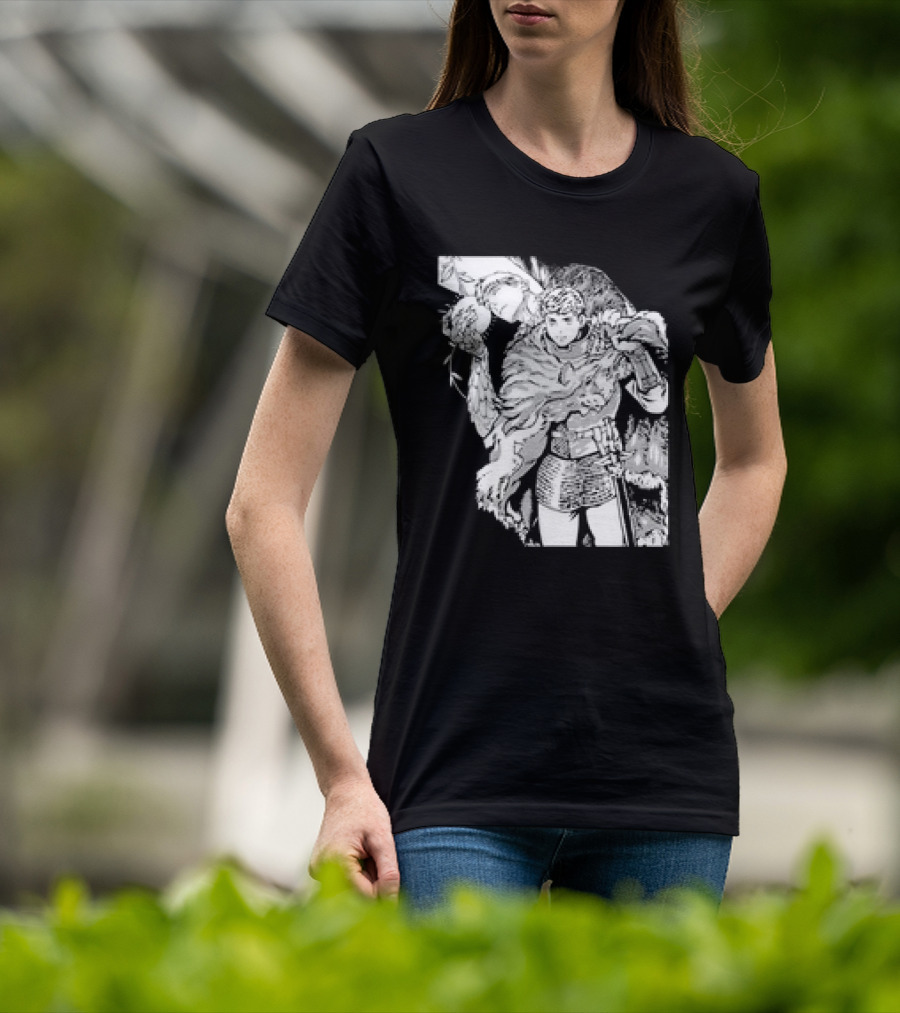 Tasty In Dungeon Anime Knight Fantasy Adventure Scene T-Shirt