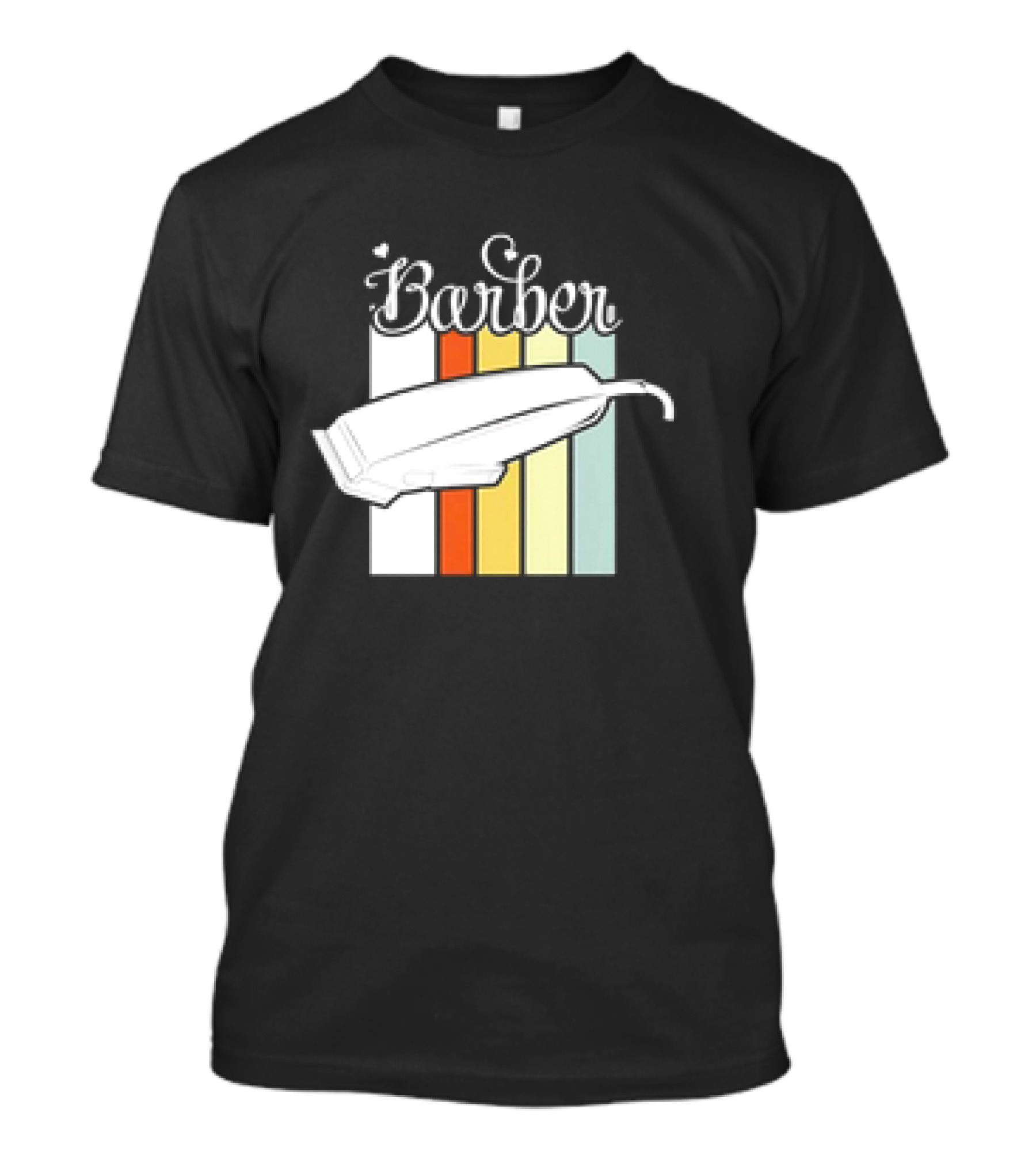 Barber Clippers Retro T-Shirt