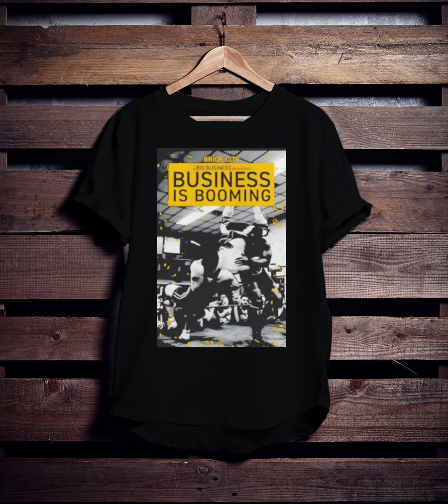 Brick City Business Is Booming Wrestling Action Scene T-Shirt