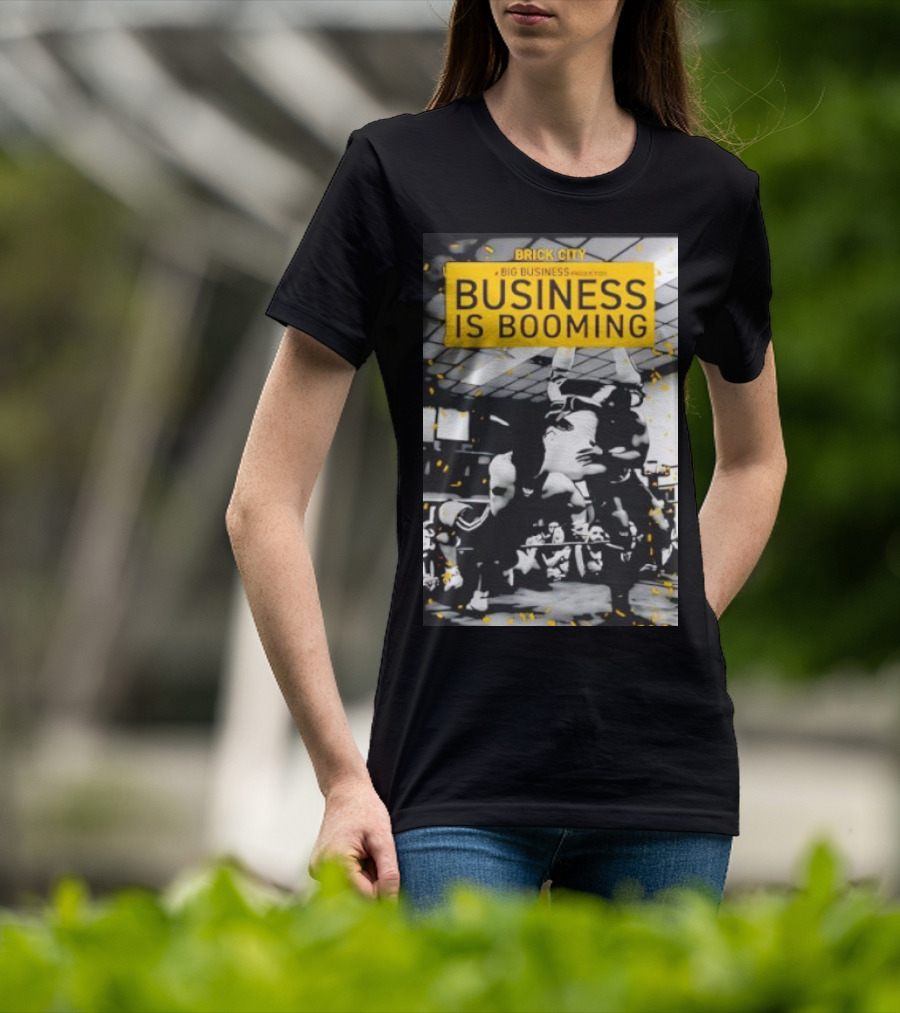 Brick City Business Is Booming Wrestling Action Scene T-Shirt