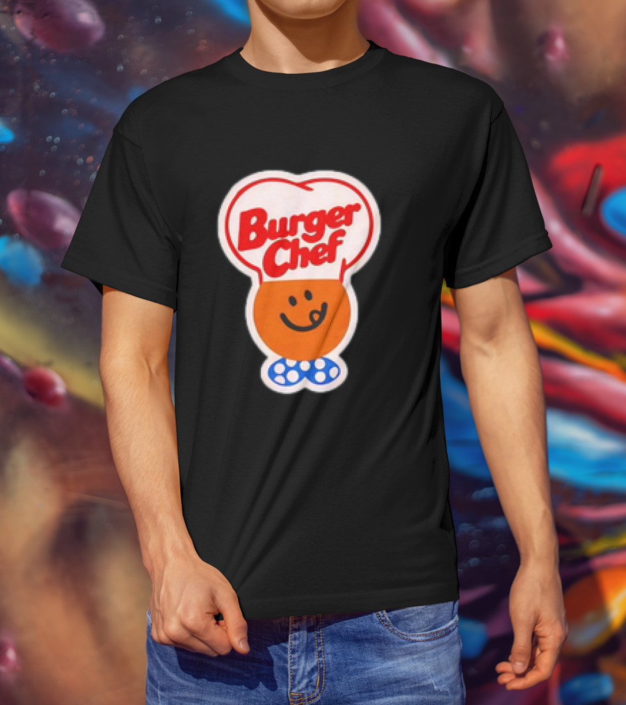 Burger Chef Red Smiling Icon Indianapolis T-Shirt