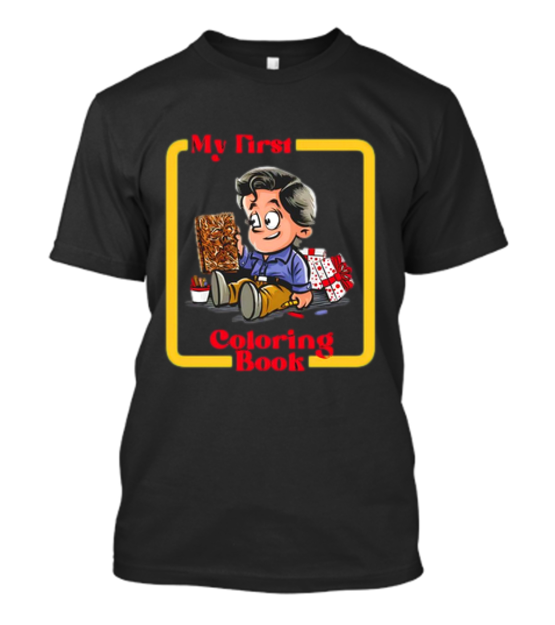 My First Coloring Book Ash Williams Necronomicon Ex-Mortis T-Shirt