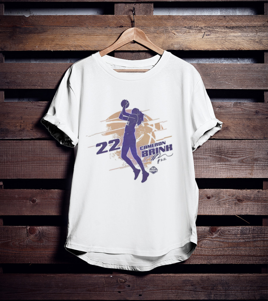 Cameron Brink Los Angeles Sparks Basketball Number 22 Vintage T-Shirt