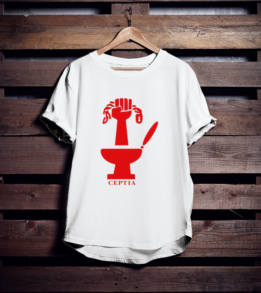 CEPTIA Committee To End Pay Toilets In America Red Fist And Toilet T-Shirt