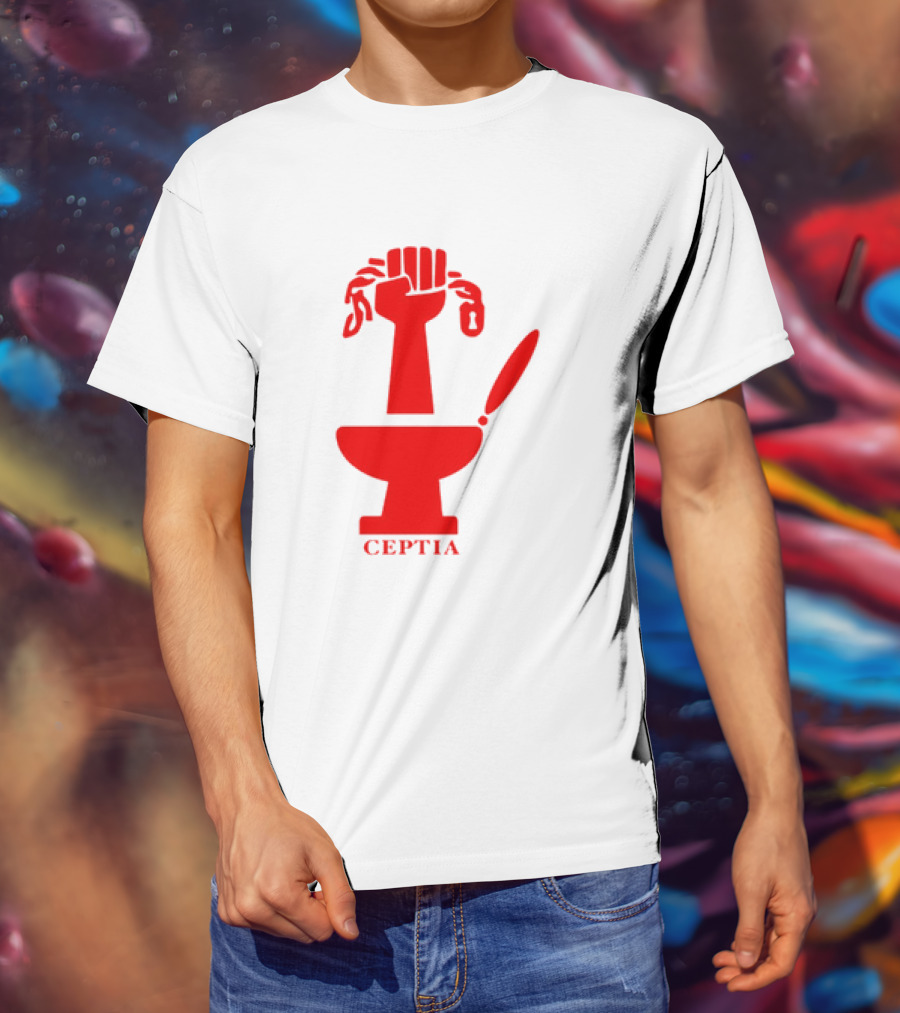 CEPTIA Committee To End Pay Toilets In America Red Fist And Toilet T-Shirt