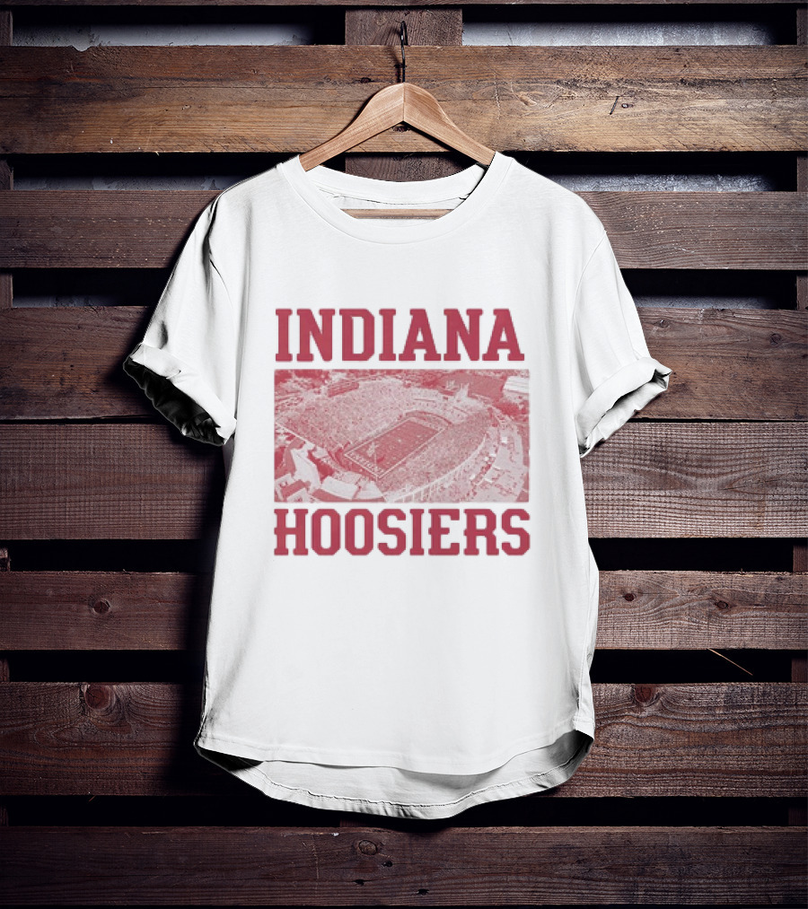 Indiana Hoosiers Stadium Aerial View T-Shirt