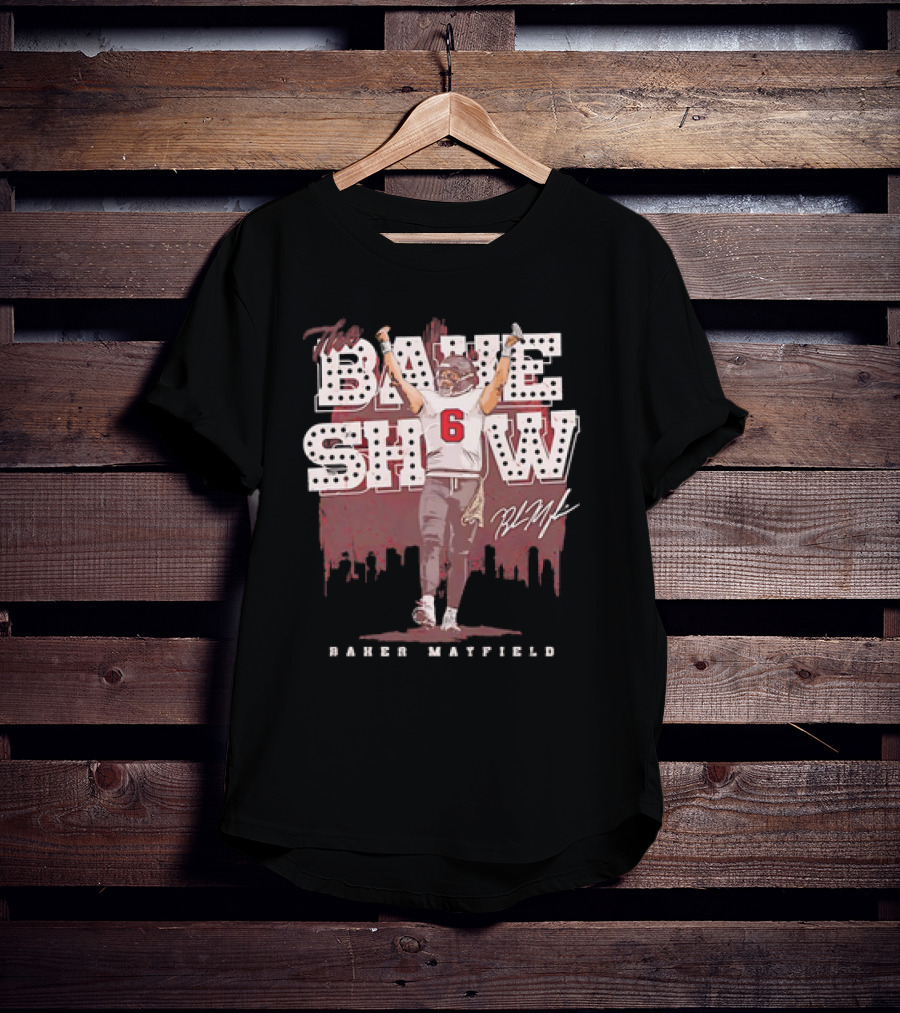 BAKER MAYFIELD THE BAKE SHOW VINTAGE TAMPA BAY BUCCANEERS NFL T-Shirt