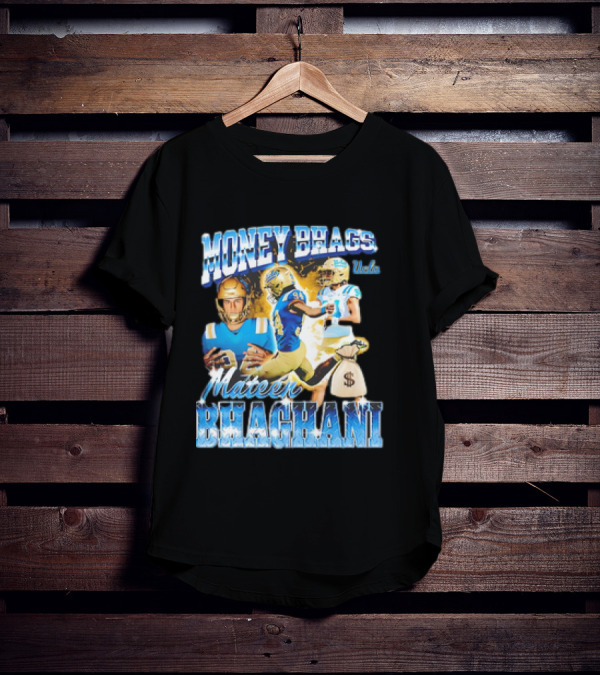 Money Bhags Mateen Bhaghani UCLA Football T-Shirt