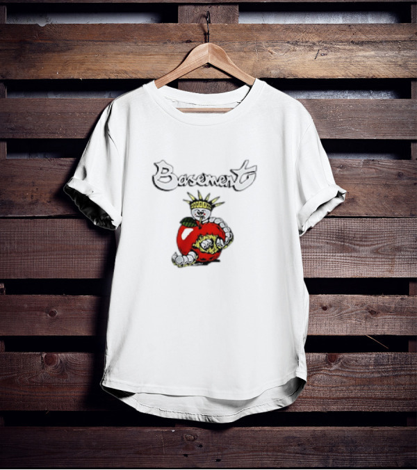 Basement Worm In Apple With Crown And Torch T-Shirt