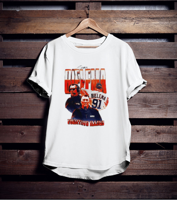 Coach Bielema 91 Fighting Illini T-Shirt
