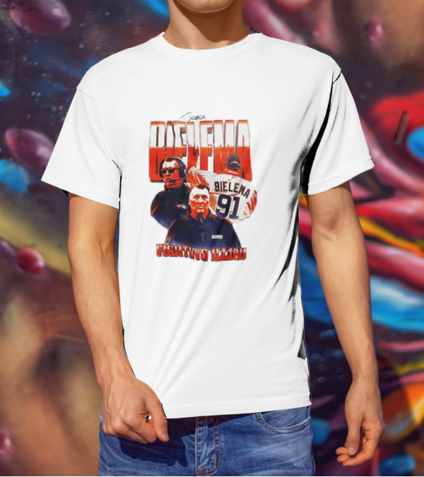 Coach Bielema 91 Fighting Illini T-Shirt