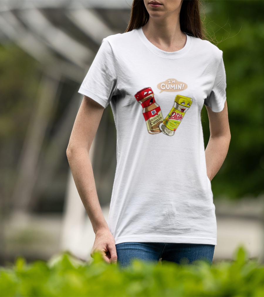 I'm Cumin Cartoon Meme Spice Bottles T-Shirt