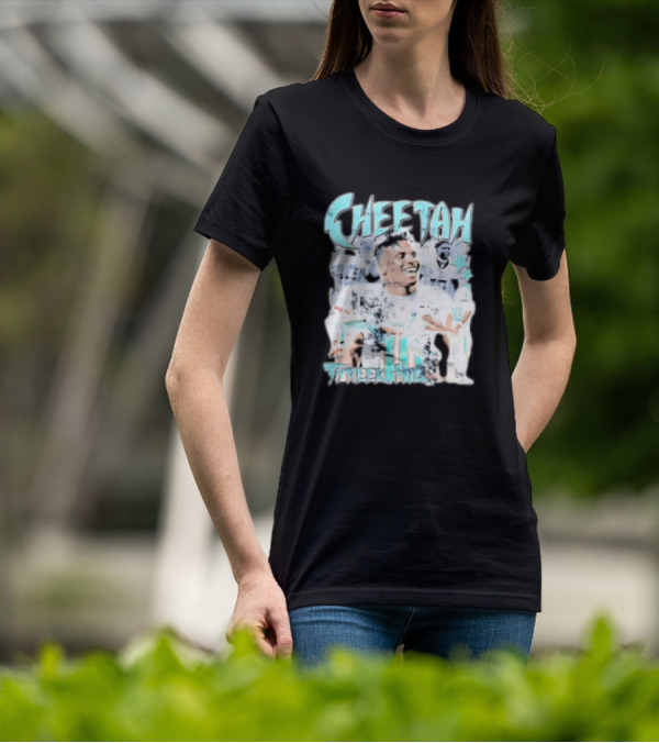 Cheetah Tyreek Hill Football Retro T-Shirt