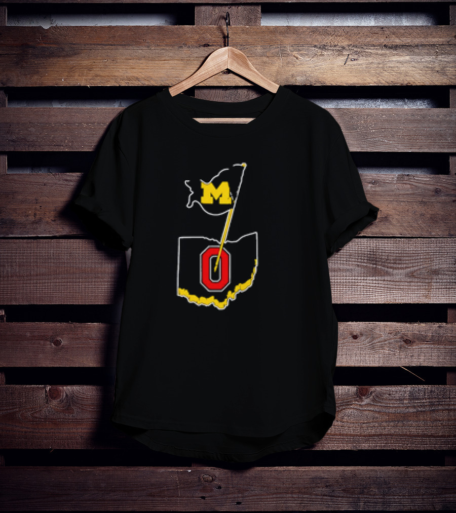 Michigan M Flag Ohio Map O Premium T-Shirt