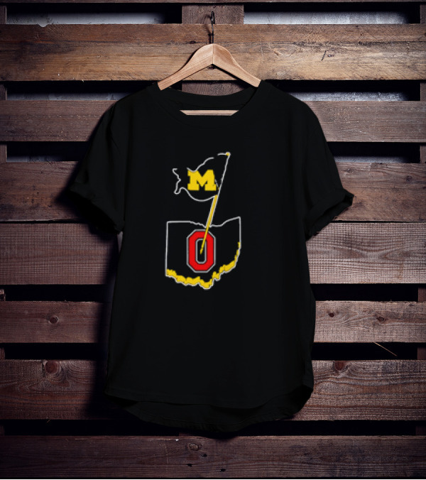 Michigan M Flag Ohio Map O Premium T-Shirt