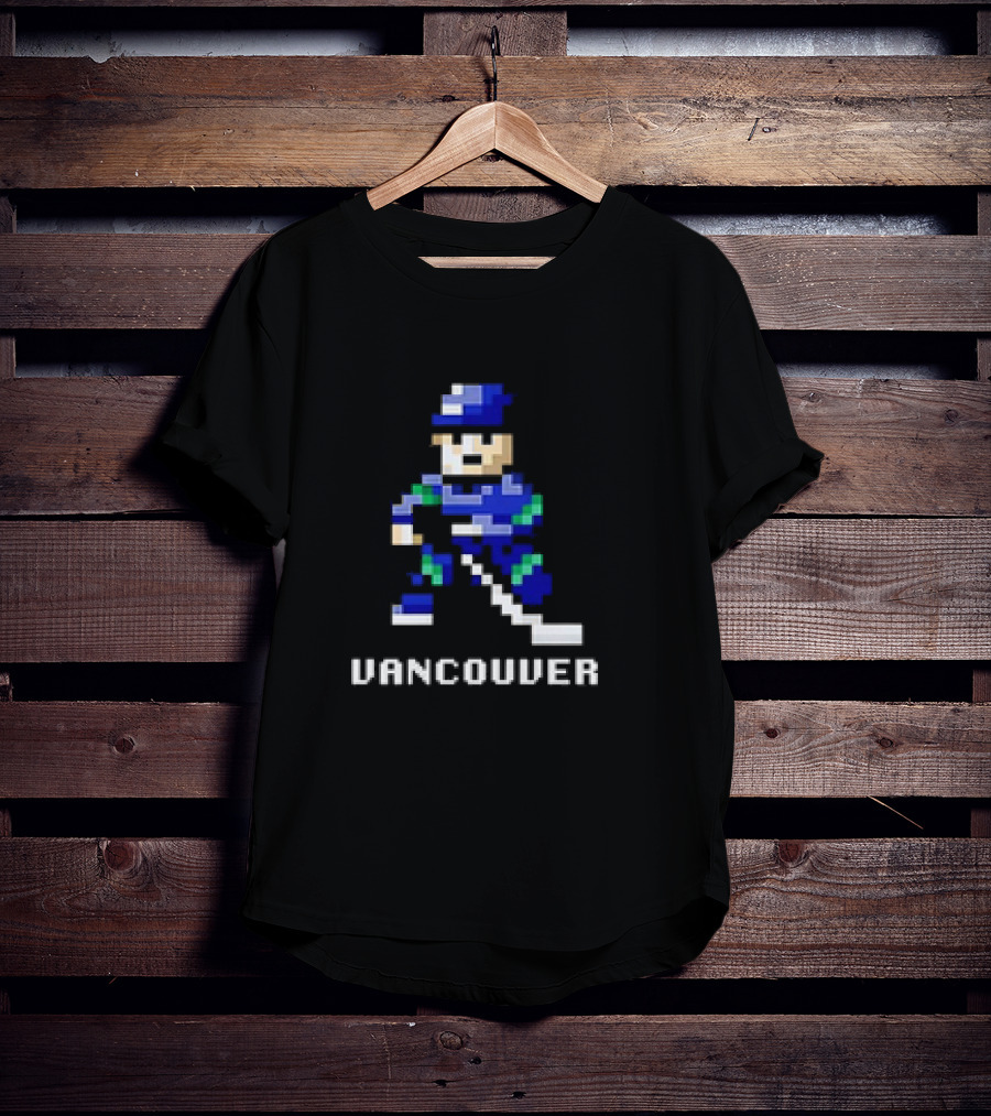 Vancouver 8 Bit Hockey T-Shirt