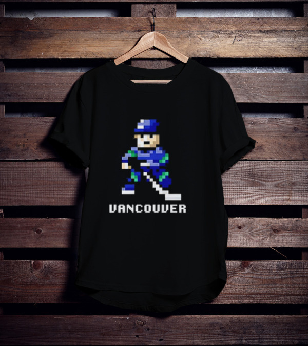 Vancouver 8 Bit Hockey T-Shirt