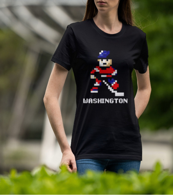 Washington Hockey 8-bit Player T-Shirt
