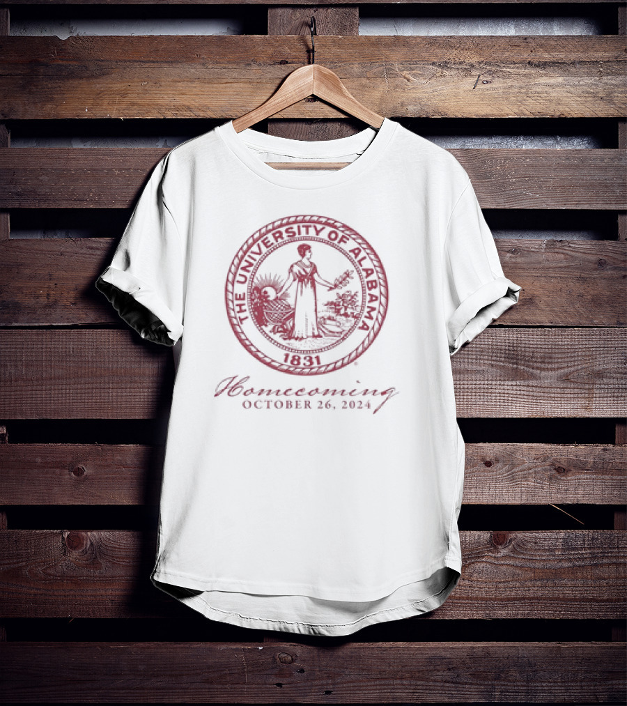 The University Of Alabama 1831 Homecoming October 26 T-Shirt