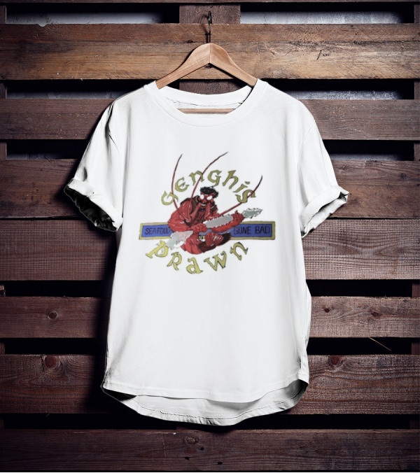 Genghis Prawn Seafood Gone Bad T-Shirt