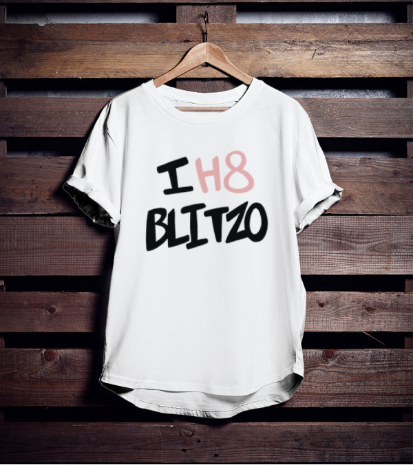 I H8 Blitzo Helluva Boss Fan Merchandise T-Shirt