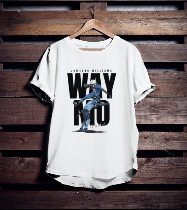 JAMESON WILLIAMS WAY NO HURDLE DETROIT LIONS VINTAGE T-Shirt