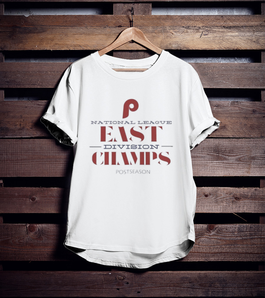 National League East Division Champs Philadelphia Phillies Postseason T-Shirt