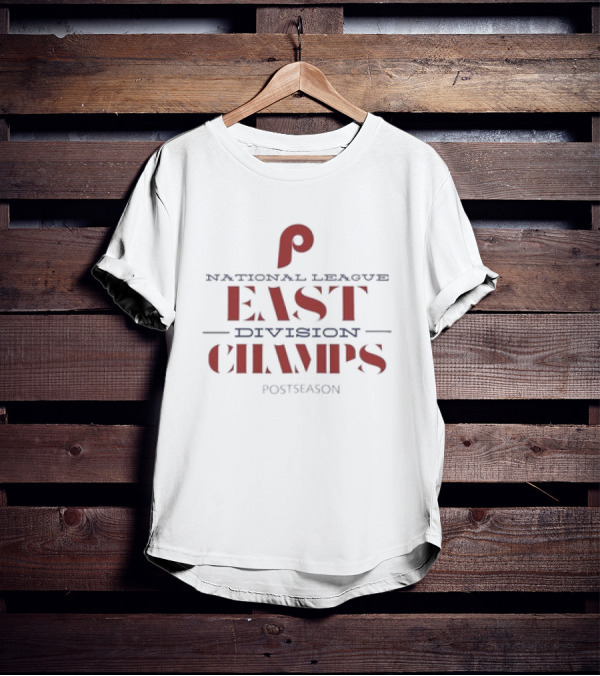 National League East Division Champs Philadelphia Phillies Postseason T-Shirt