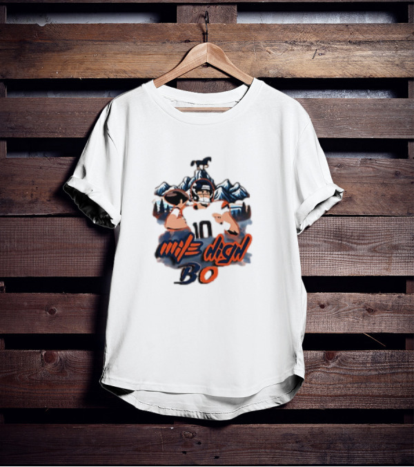 Mile High BO Football Mountains Number 10 T-Shirt