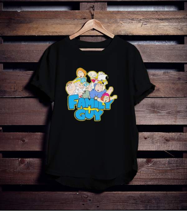 Family Guy Classic Cartoon Characters Fight Scene Vintage T-Shirt