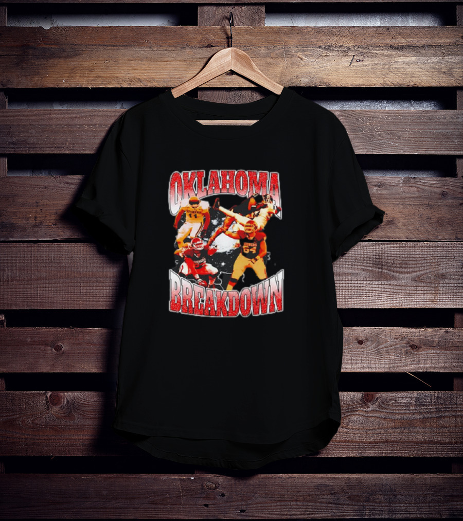 Oklahoma Sooners Football Action Oklahoma Breakdown T-Shirt