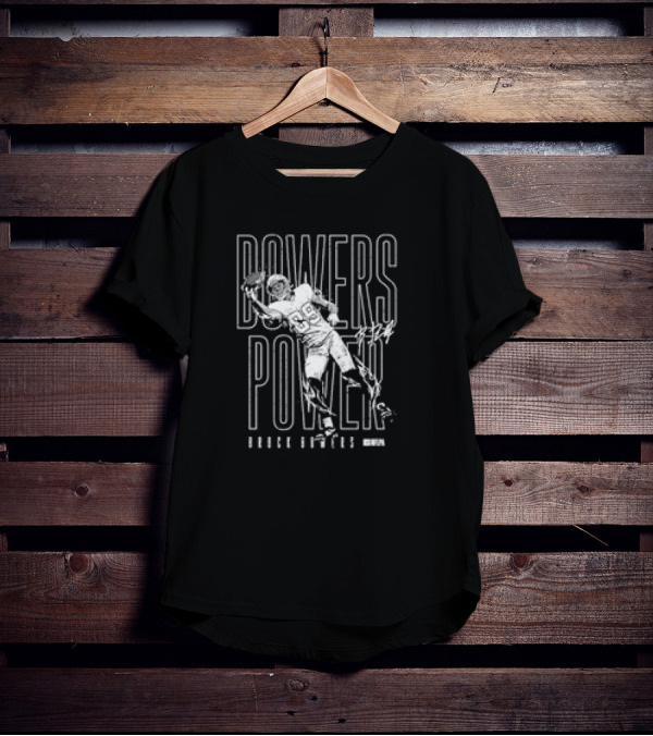 Brock Bowers Bowers Power Football Catch T-Shirt