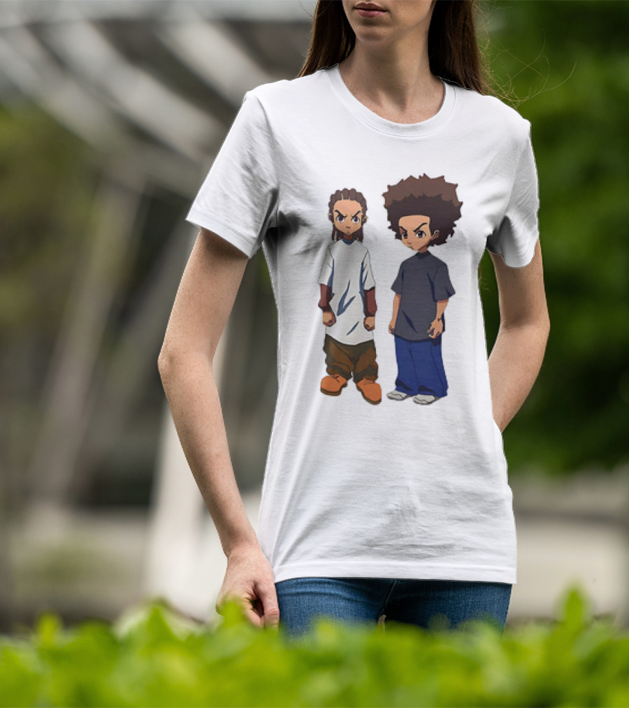 The Boondocks Huey And Riley Duo T-Shirt