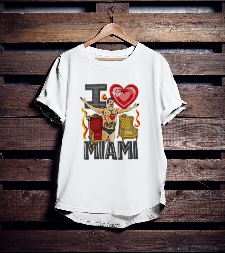 Dan Speedo I Love Miami The Dan LeBatard Show T-Shirt