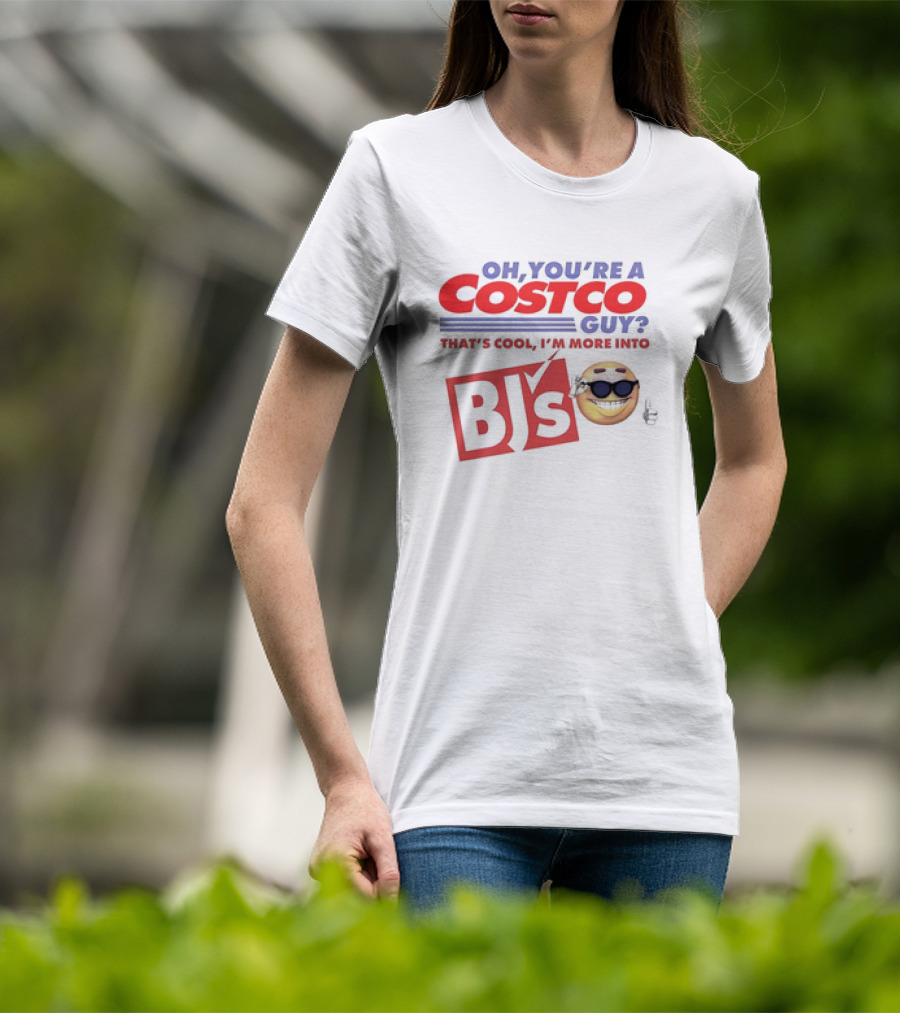 Oh You’re A Costco Guy That’s Cool I’m More Into BJ’s Smiling Emoji Sunglasses T-Shirt